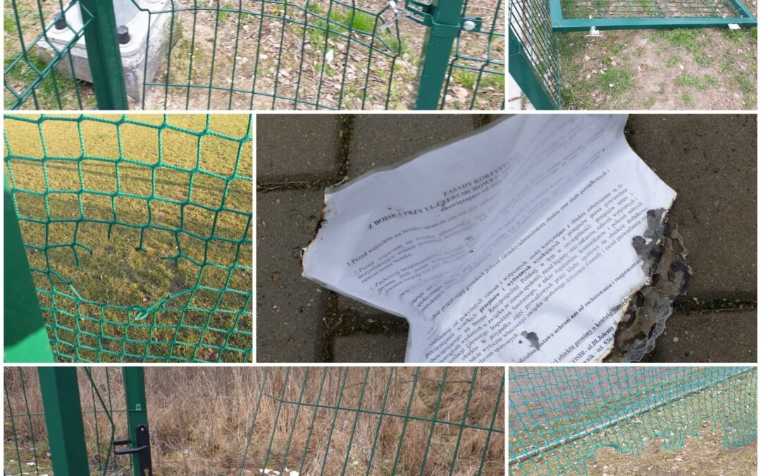 Będzie nagroda za pomoc w ujęciu sprawcy dewastacji