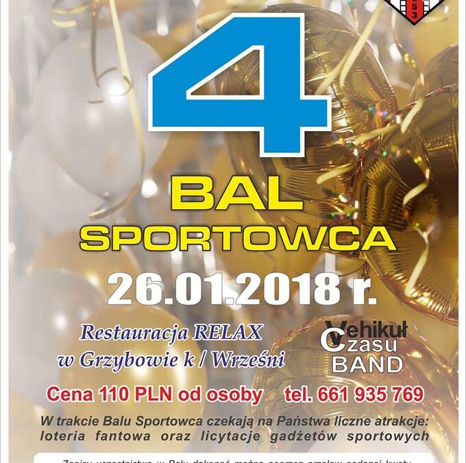 Zbliża się 4. edycja Balu Sportowca Czarnych Czerniejewo