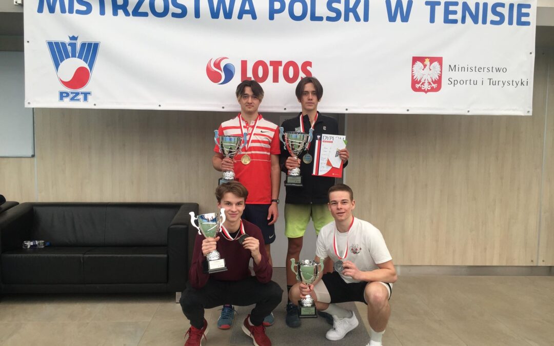 Gnieźnianin tenisowym wicemistrzem Polski w deblu!