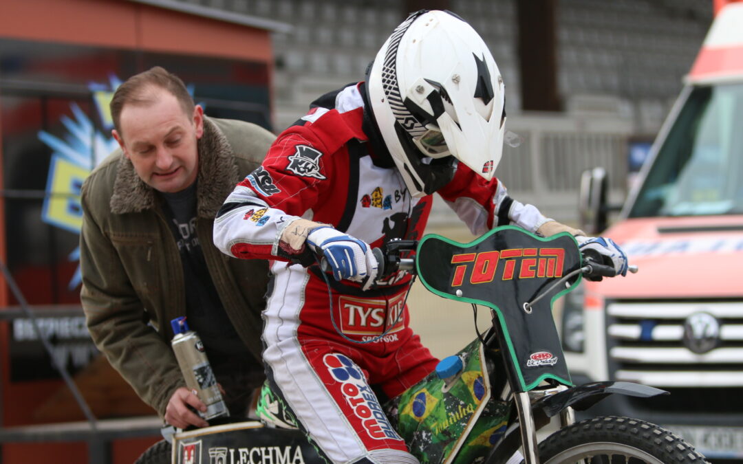 Burlaga trening zakończyła w karetce (video)