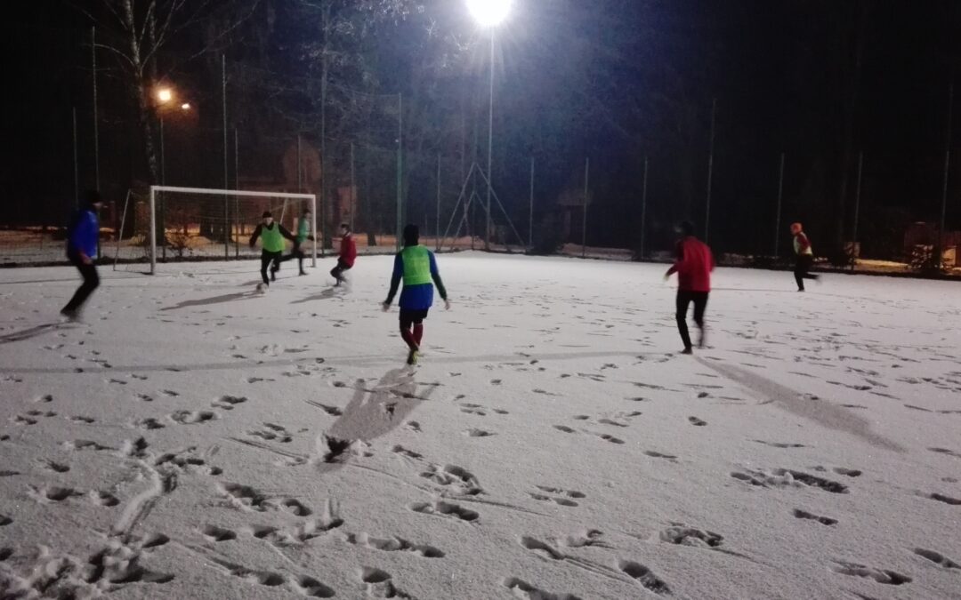 Trening Piasta w śniegu. Plan sparingów prawie gotowy