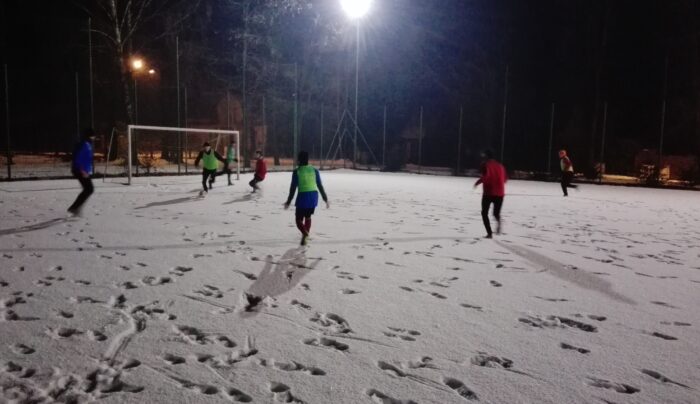 Trening Piasta w śniegu. Plan sparingów prawie gotowy