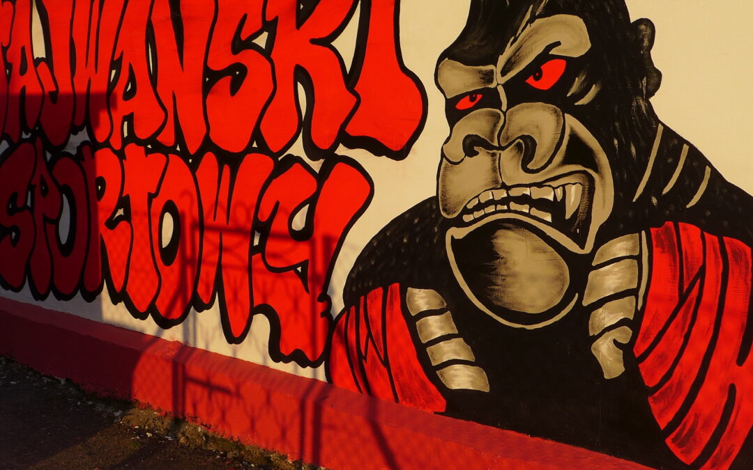 „Tajwan” rządzi. Nigdzie nie ma tylu czerwono-czarnych graffiti!