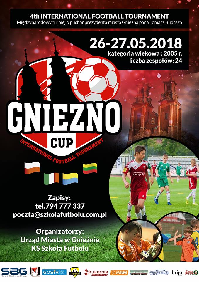 W sobotę rusza międzynarodowy turniej Gniezno Cup!