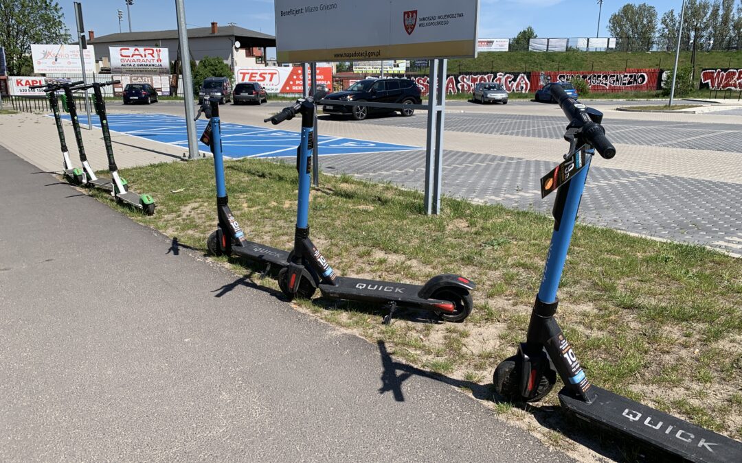 Hulajnogi znikają z gnieźnieńskich ulic