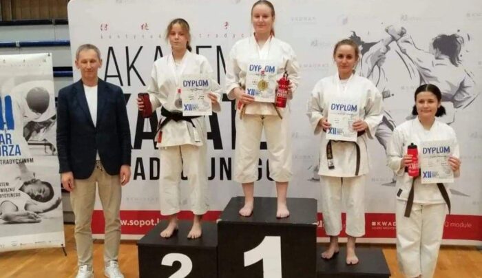 Maja Barczak na podium w Pucharze Pomorza w karate tradycyjnym