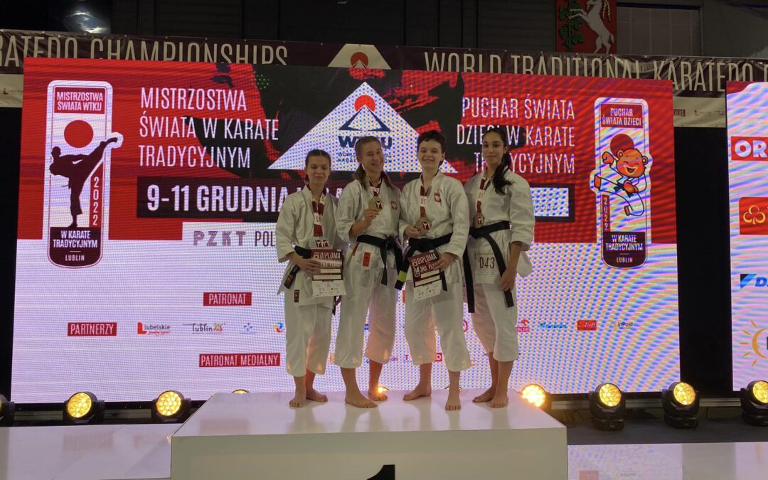 Trzy medale gnieźnianek w mistrzostwach świata w karate