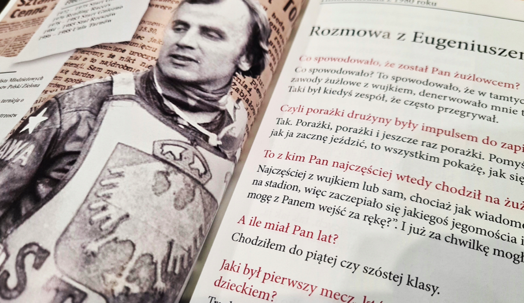 Kibice żużla w Gnieźnie dostali pod choinkę nową książkę o Starcie