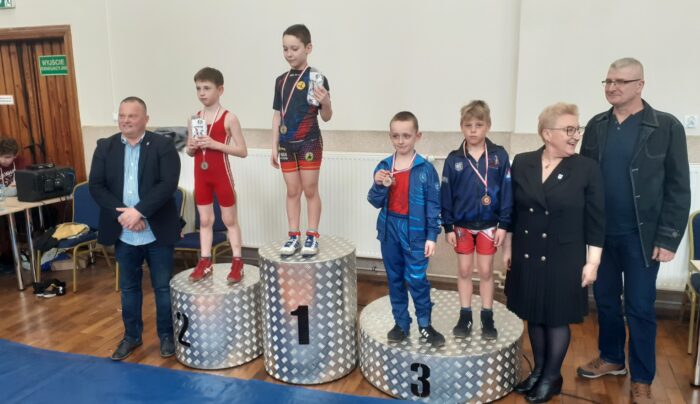 Jakub Piotrowski na podium w Krotoszynie