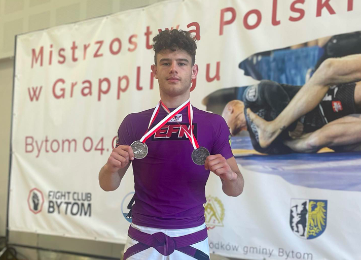 Kacper Garczyński podwójnym medalistą mistrzostw Polski