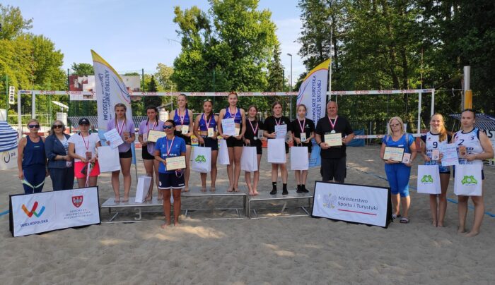 Kiszkowianki wicemistrzyniami Wielkopolski w piłce plażowej