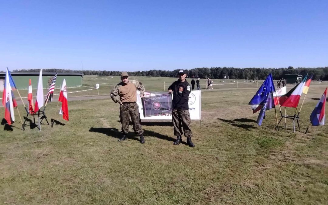 Maciej Zielenow na podium międzynarodowych zawodów strzeleckich