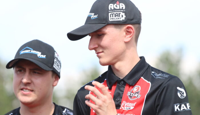 Mikołaj Czapla na podium klasyfikacji generalnej Nice Cup