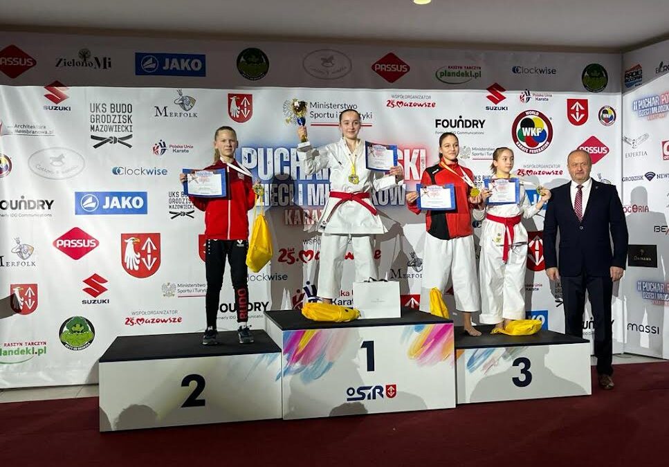 Zuzanna Gbur z Pucharem Polski w karate