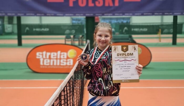 Julia Dzięcioł brązową medalistką mistrzostw Polski w deblu