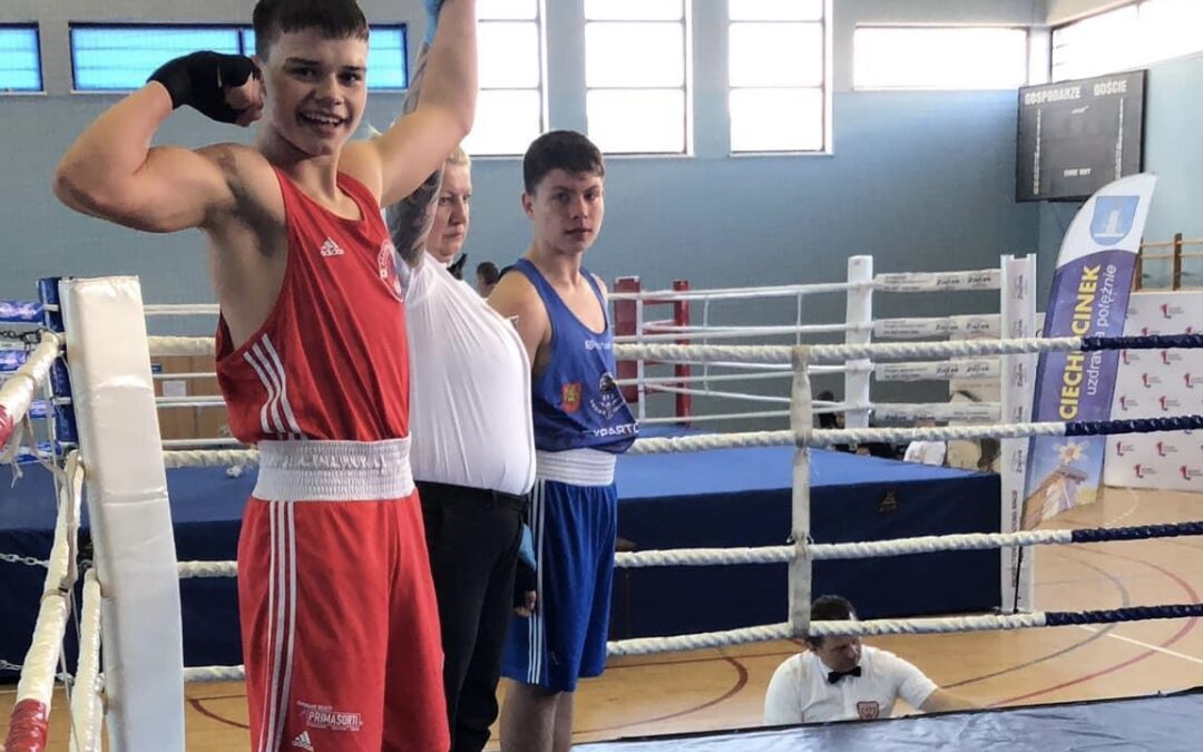 Mamy pierwszy medal mistrzostw Polski młodzików w boksie