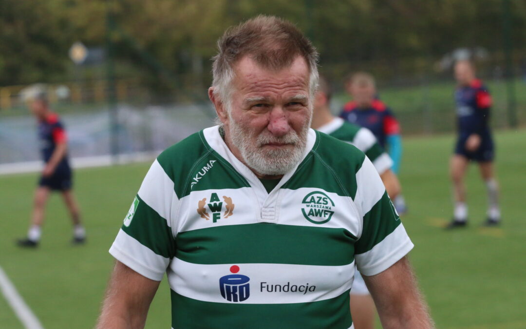 Takich ludzi już nie ma. W Gnieźnie zagrał najstarszy w Polsce rugbysta