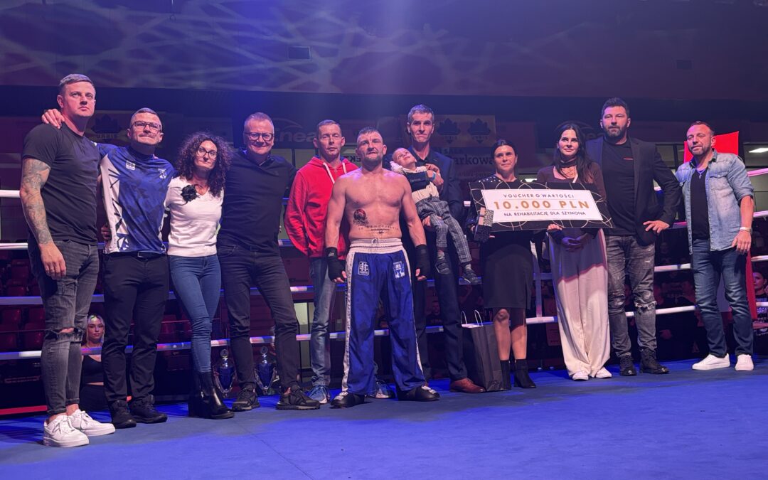 „Mi te pieniądze nie są potrzebne”. Piękny gest kickboxera z Gniezna