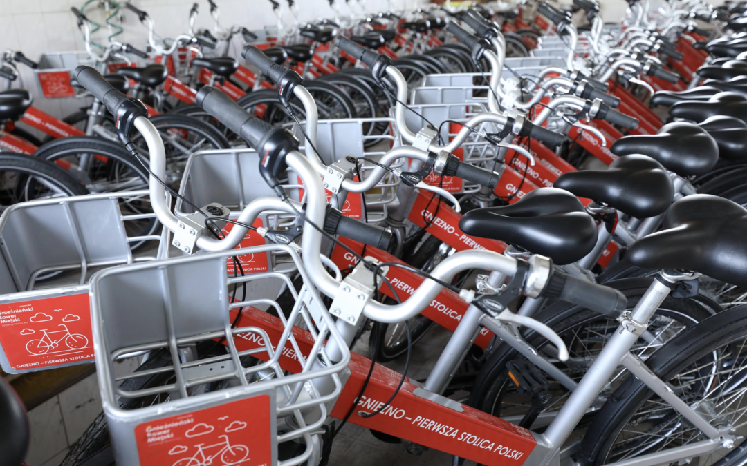Rowery miejskie ciągle popularne w Gnieźnie