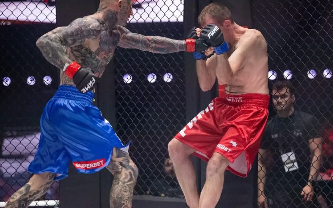 Gnieźnianin nokautuje na gali FAME MMA 29