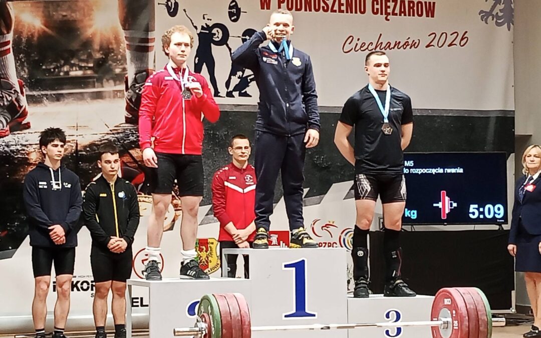 Brąz mistrzostw Polski w rwaniu Mateusza Bosackiego