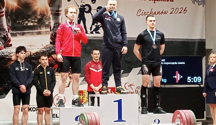 Brąz mistrzostw Polski w rwaniu Mateusza Bosackiego