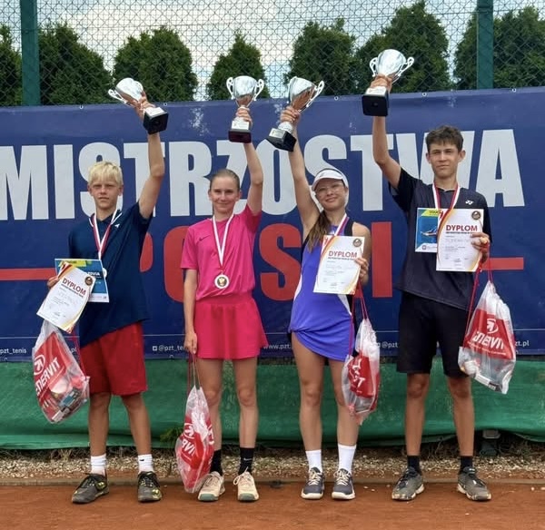Julia Dzięcioł tenisową mistrzynią Polski U14