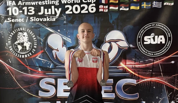 Albert Stachowiak podwójnym medalistą Pucharu Świata w armwrestlingu