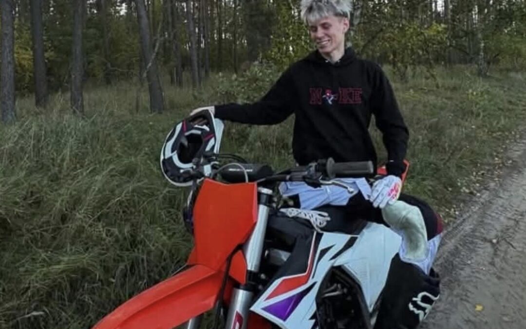 Patryk Budniak już na motocyklu!