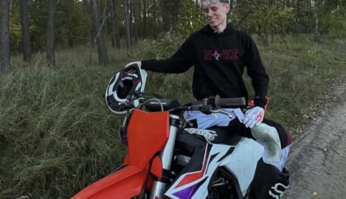 Patryk Budniak już na motocyklu!